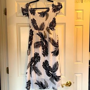 Off the shoulder midi dress